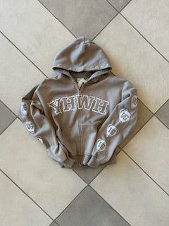 Gray YHWH Hoodie