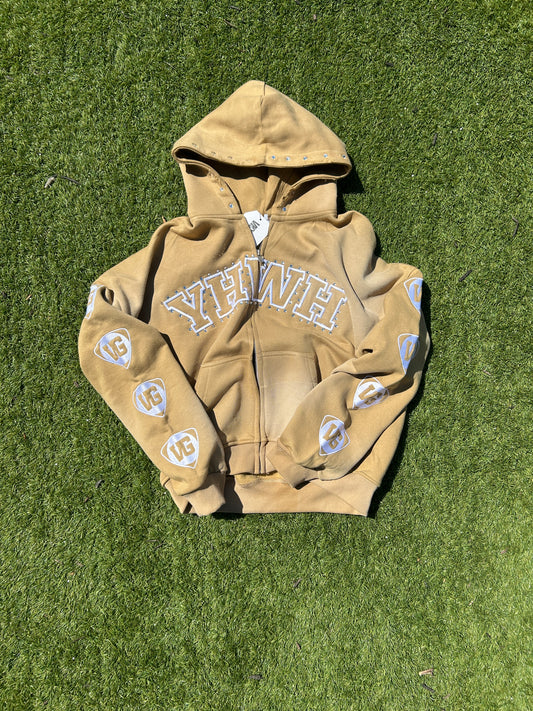 Beige YHWH Hoodie
